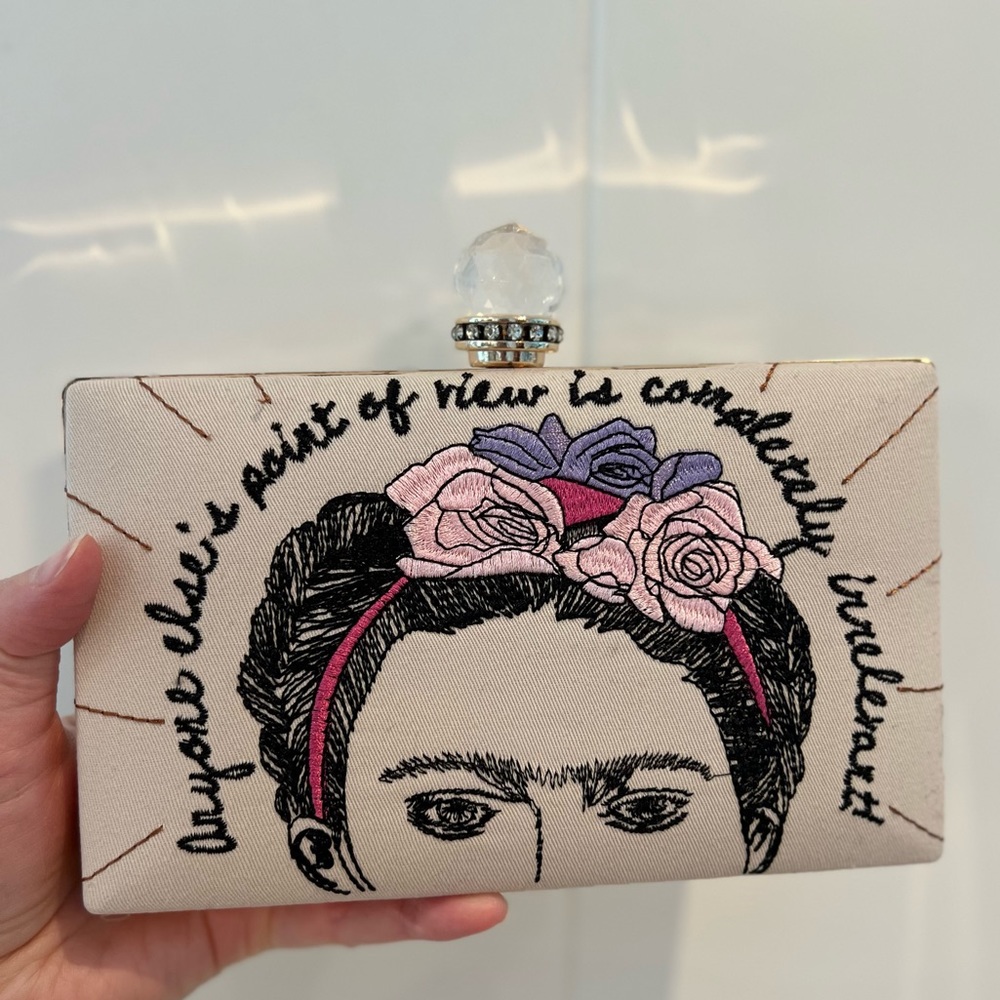 Unique, one of a kind clutch. Anyone else’s view is completely irrelevant